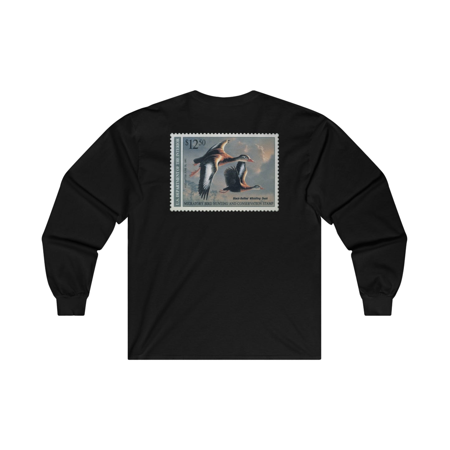 Official 1990-1991 Federal Duck Stamp - Long Sleeve Tee