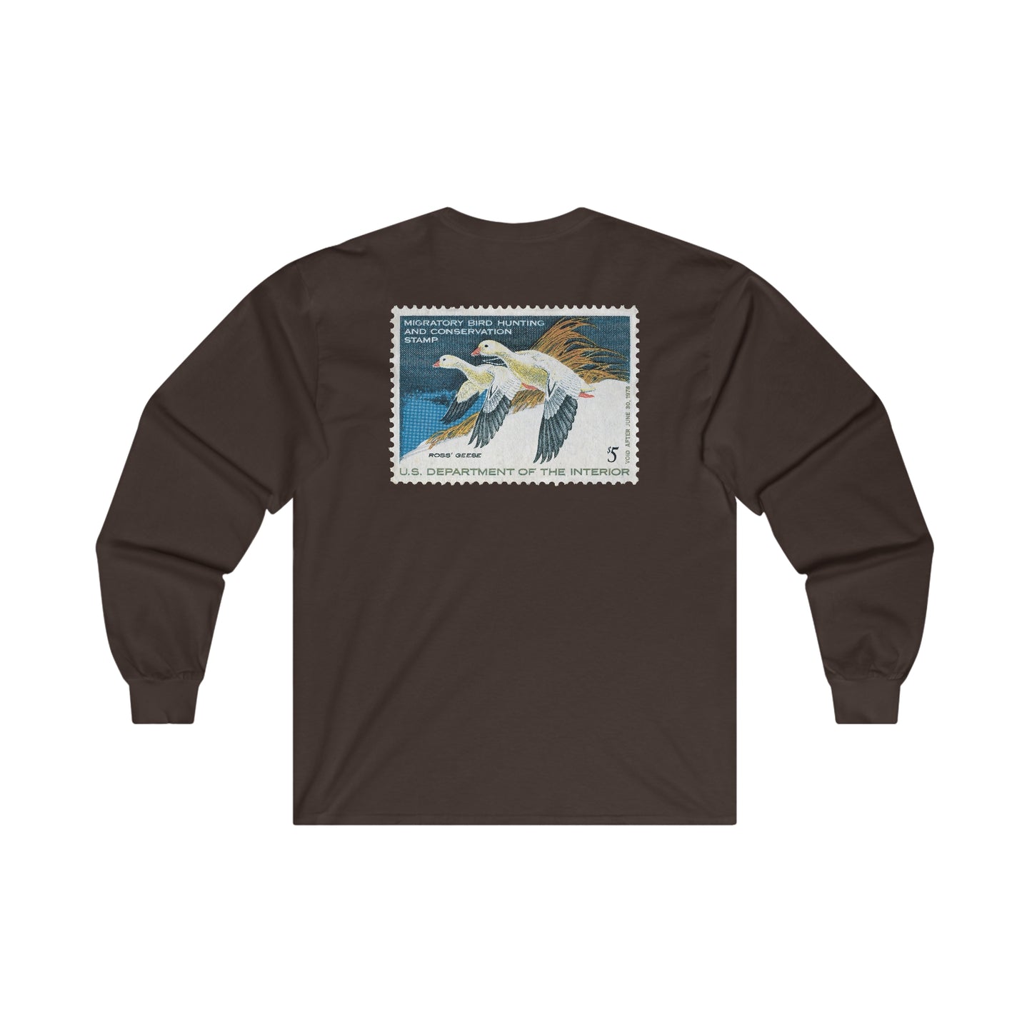 Official 1977-1978 Federal Duck Stamp - Long Sleeve Tee