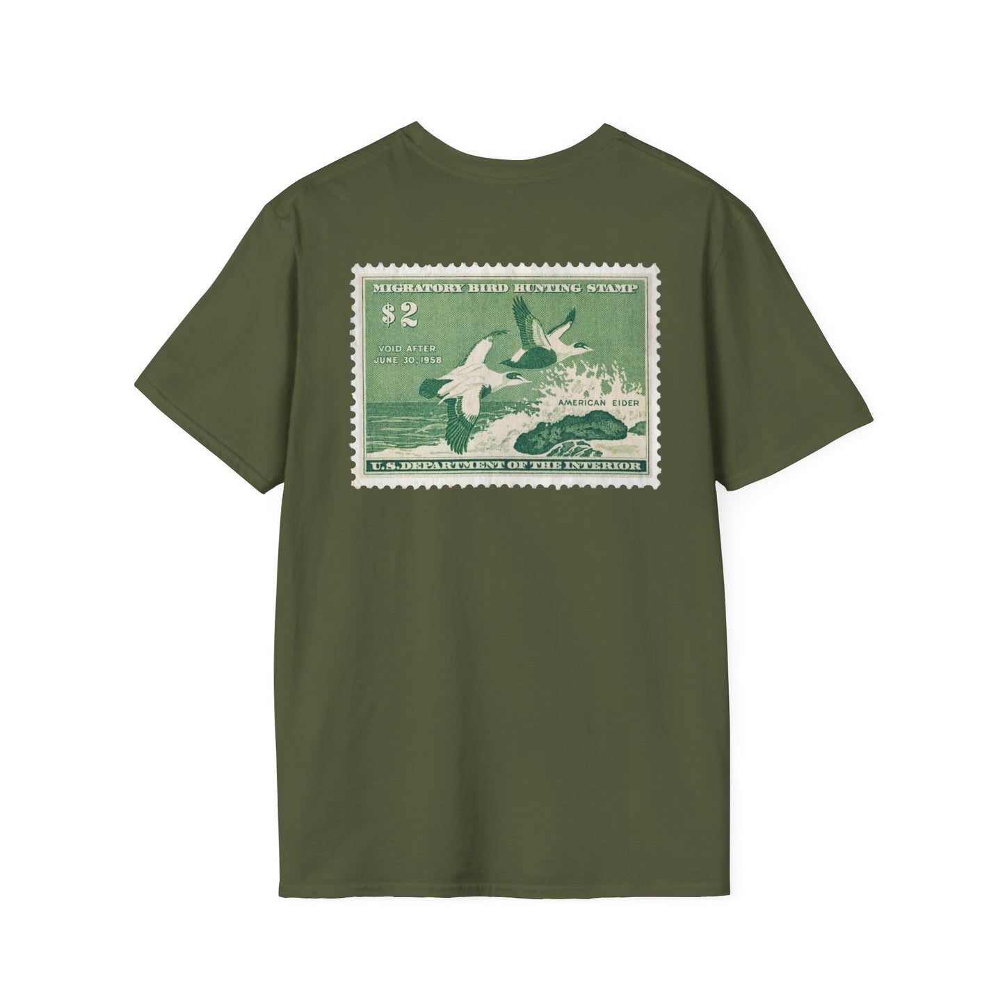 Official 1957-1958 Federal Duck Stamp - Short Sleeve Tee