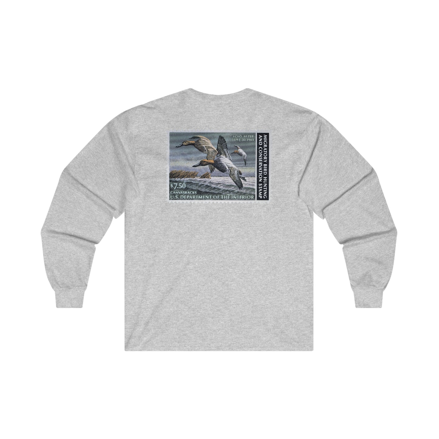 Official 1982-1983 Federal Duck Stamp - Long Sleeve Tee