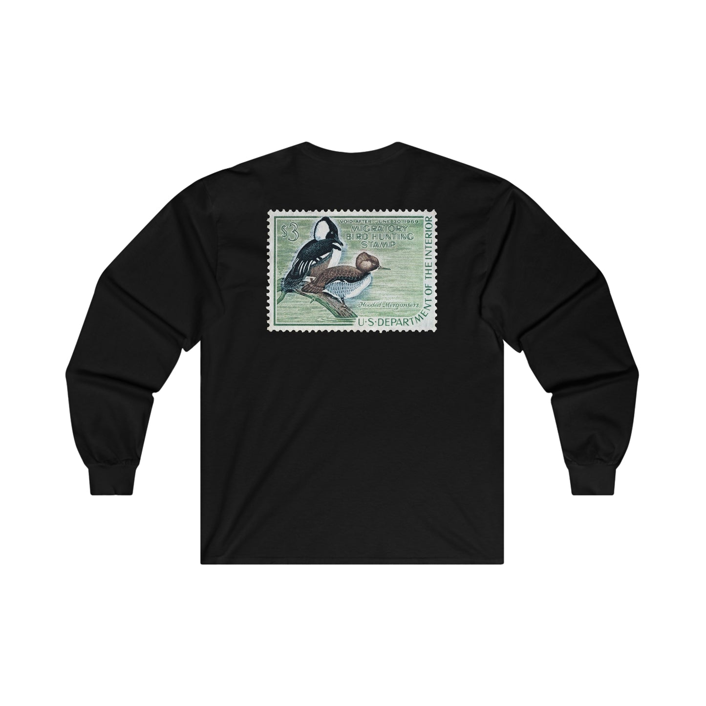 Official 1968-1969 Federal Duck Stamp - Long Sleeve Tee