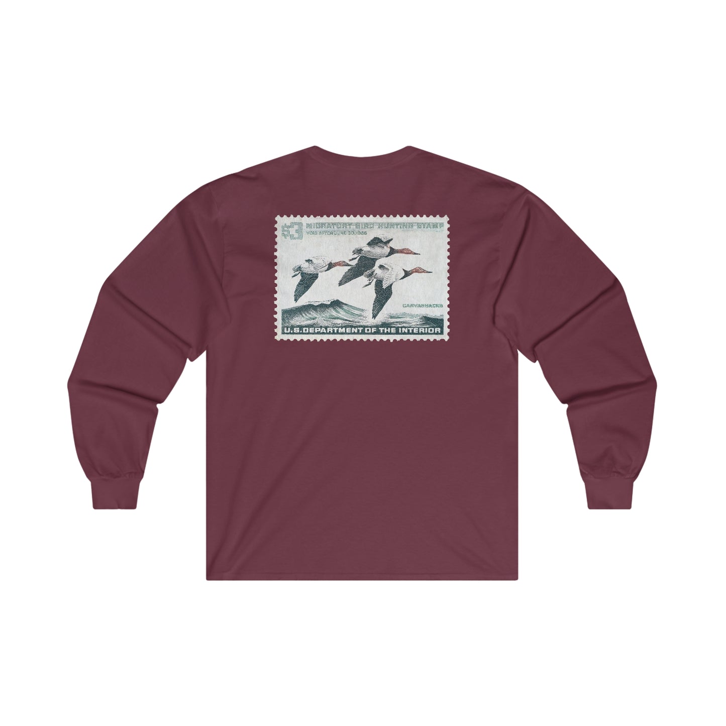 Official 1965-1966 Federal Duck Stamp - Long Sleeve Tee