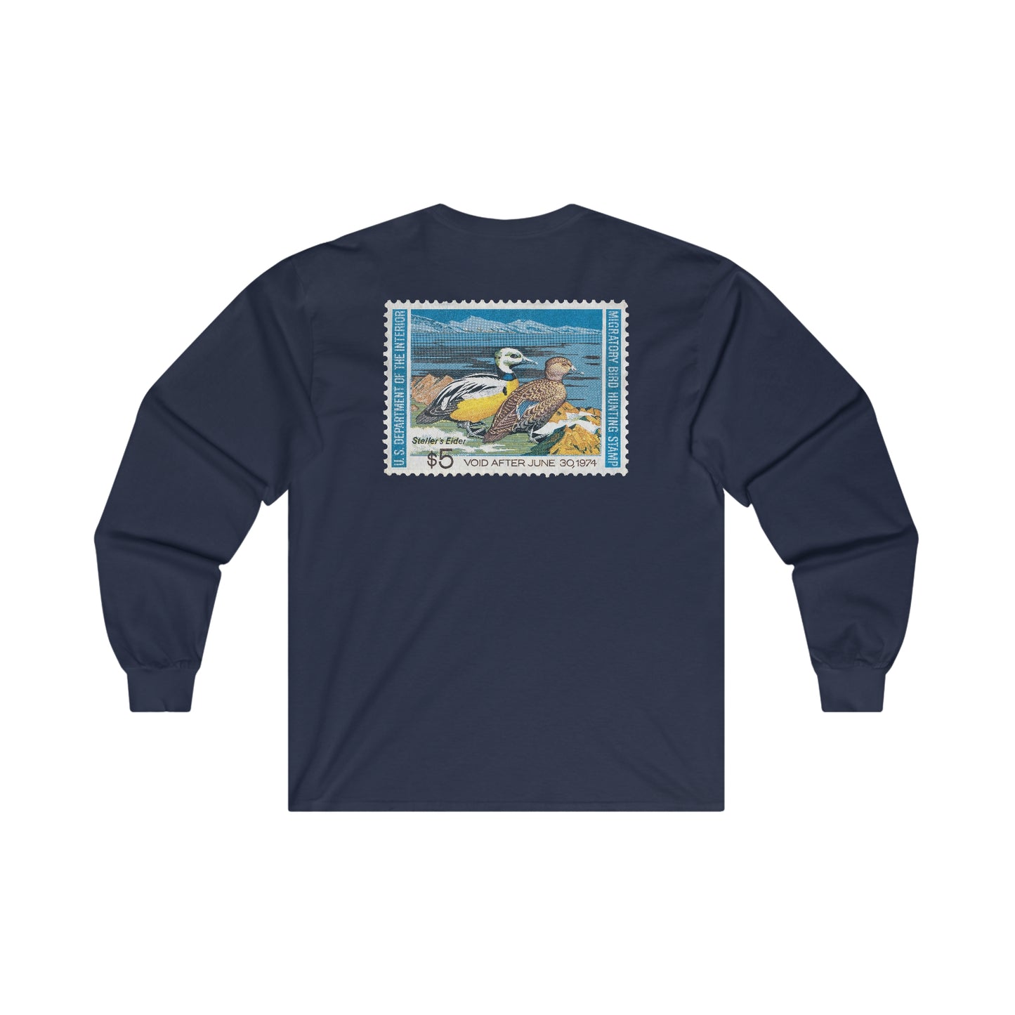 Official 1973-1974 Federal Duck Stamp - Long Sleeve Tee