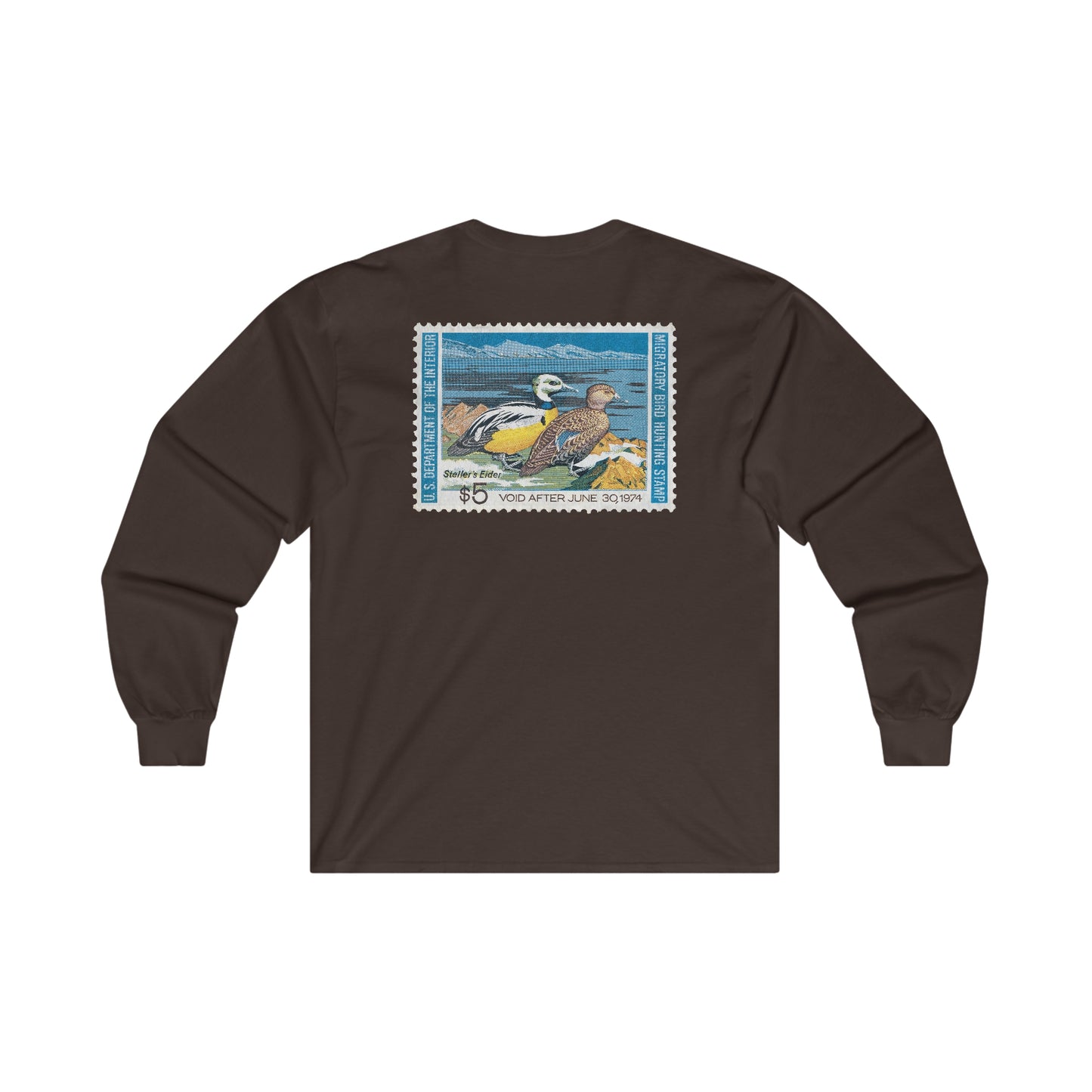 Official 1973-1974 Federal Duck Stamp - Long Sleeve Tee