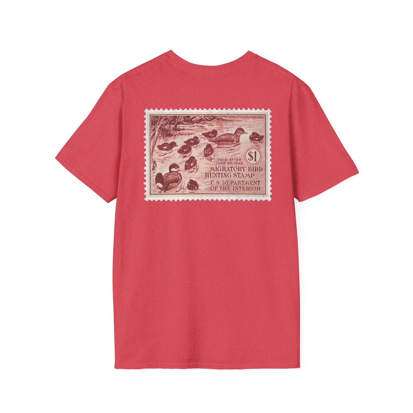 Official 1941-1942 Federal Duck Stamp - Short Sleeve Tee