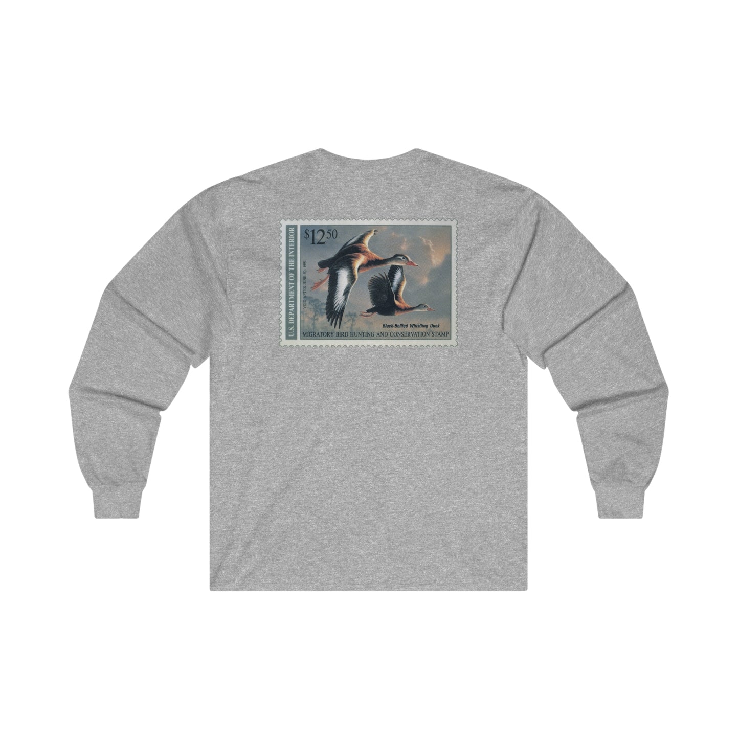 Official 1990-1991 Federal Duck Stamp - Long Sleeve Tee