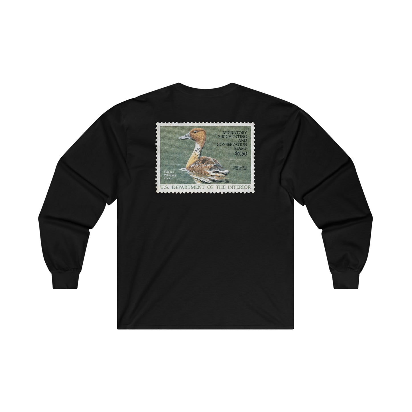 Official 1986-1987 Federal Duck Stamp - Long Sleeve Tee