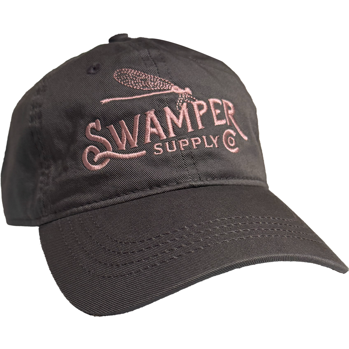 Dragonfly Hat – Pink Embroidered Cotton Cap