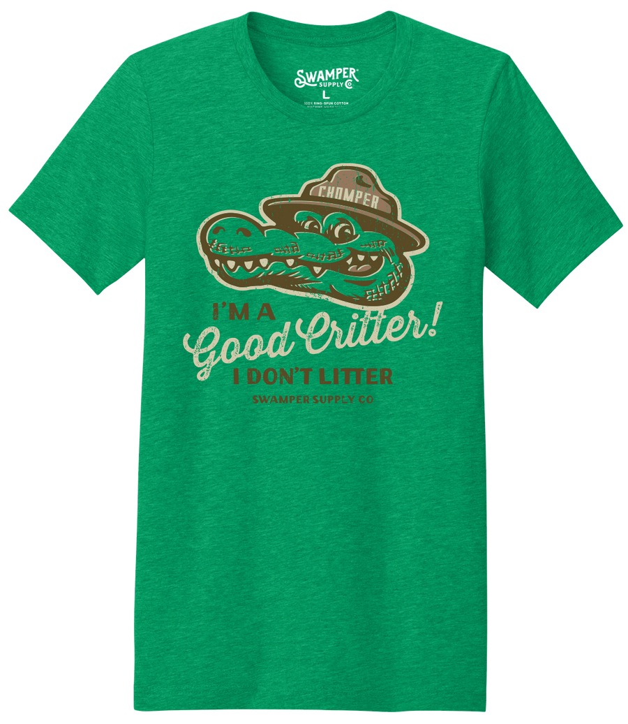 Chomper I'm a Good Critter I Don't Litter T-Shirt
