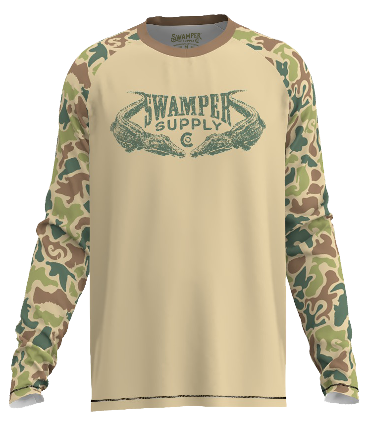 Men's Raglan Crew Long Sleeve Shirt
