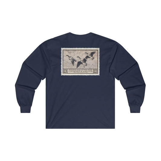 Official 1936-1937 Federal Duck Stamp - Long Sleeve Tee