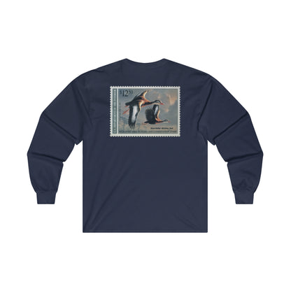 Official 1990-1991 Federal Duck Stamp - Long Sleeve Tee