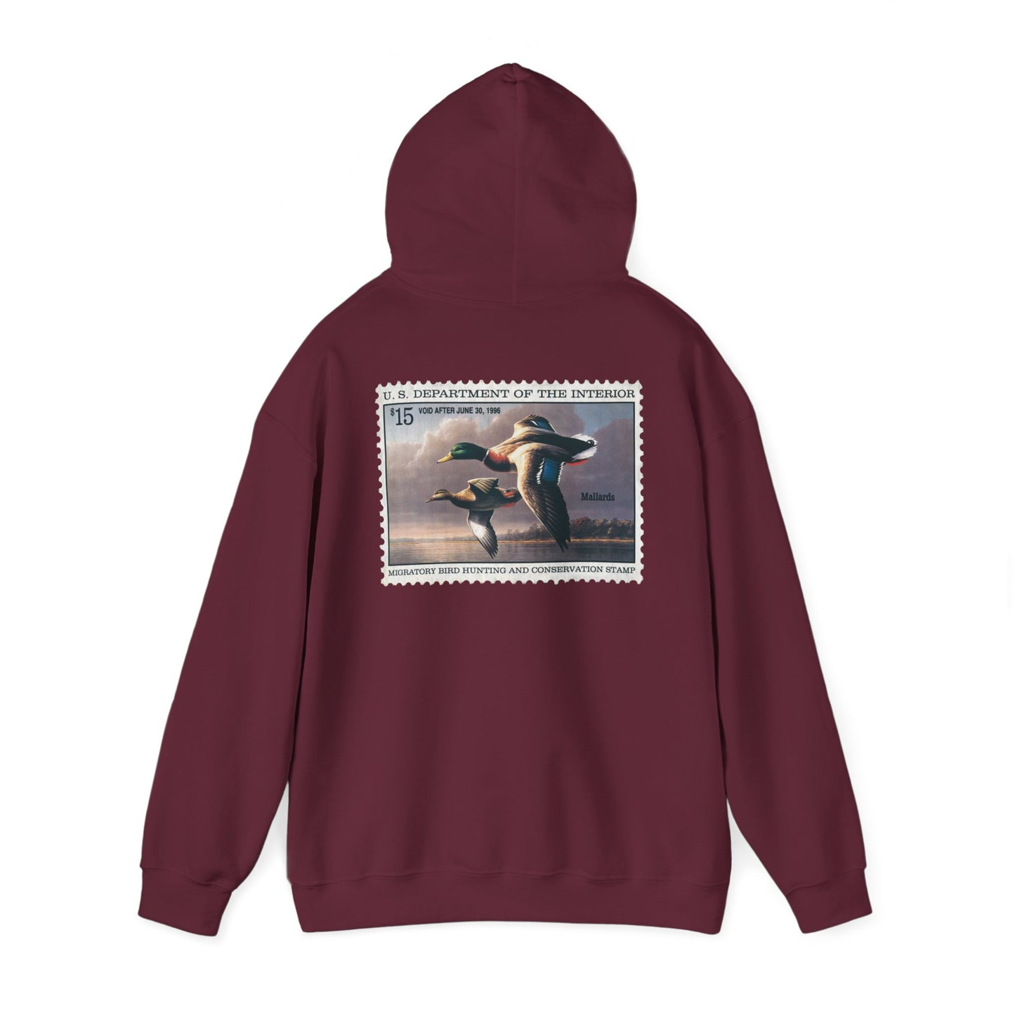 Official 1995-1996 Federal Duck Stamp - Hoodie