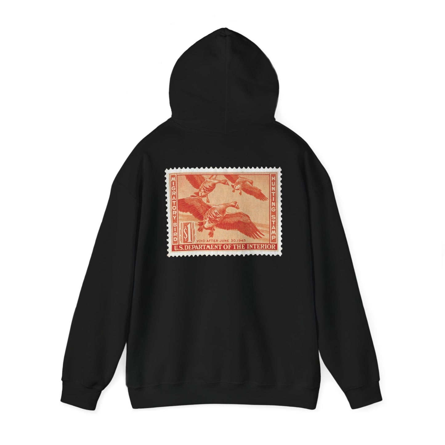 Official 1944-1945 Federal Duck Stamp - Hoodie