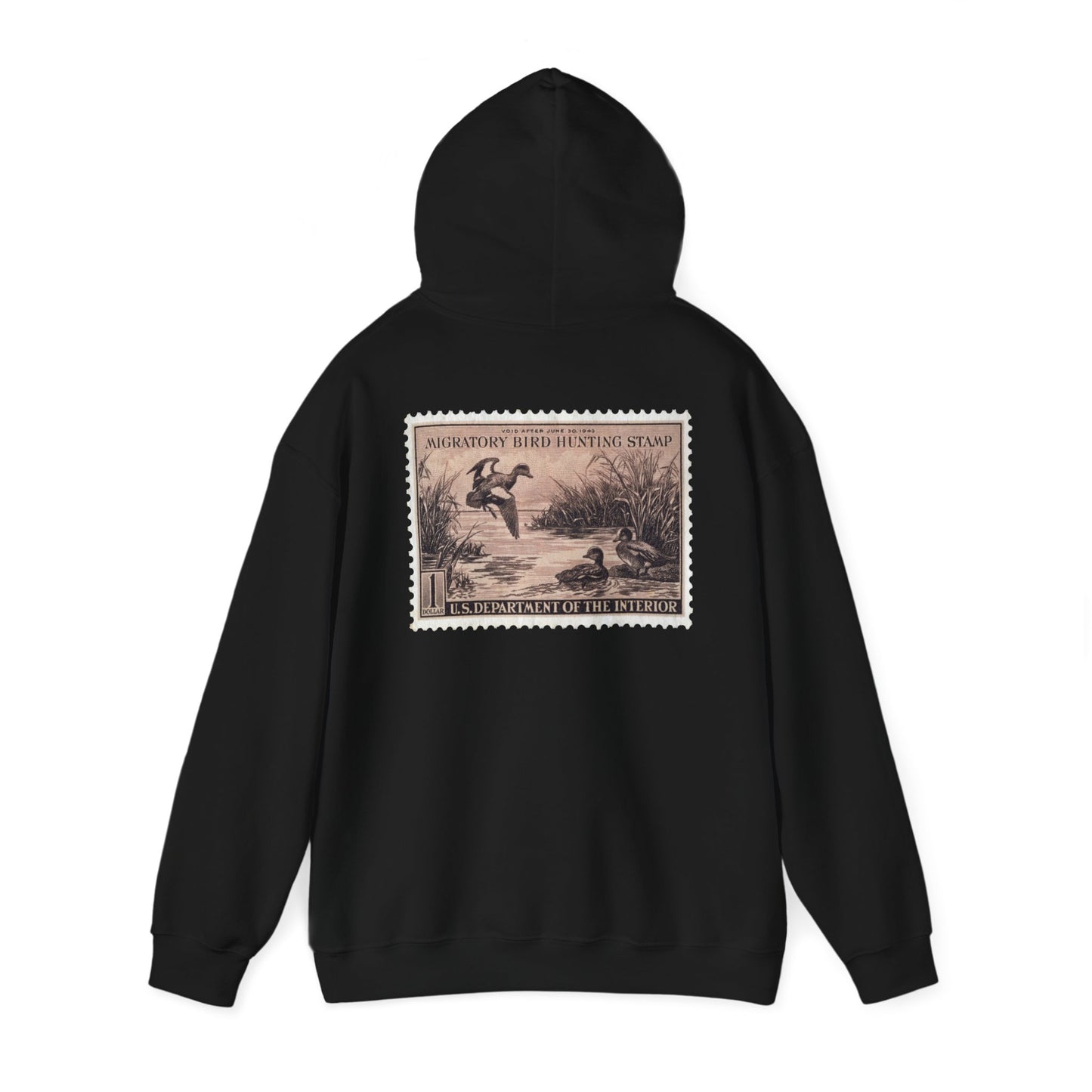 Official 1942-1943 Federal Duck Stamp - Hoodie