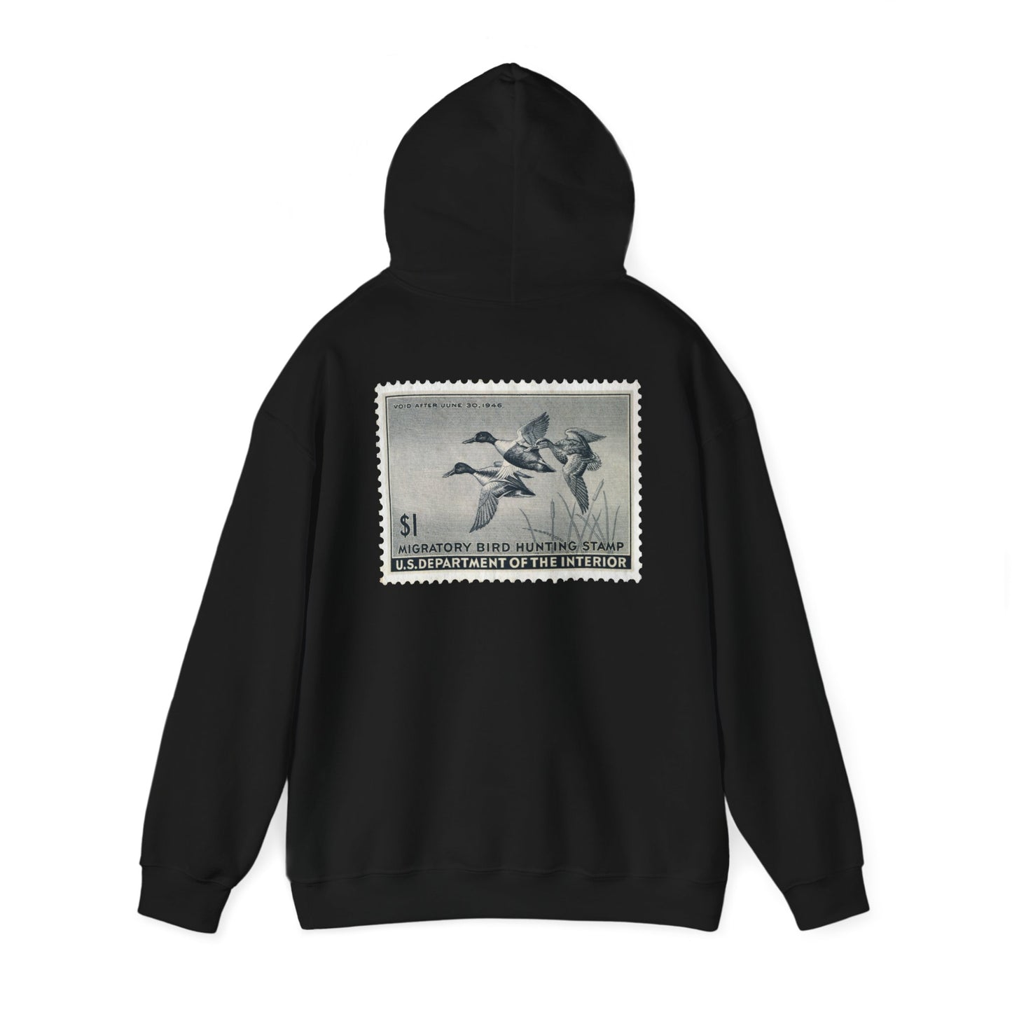 Official 1945-1946 Federal Duck Stamp - Hoodie