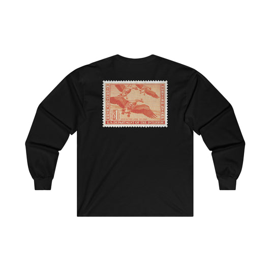 Official 1944-1945 Federal Duck Stamp - Long Sleeve Tee