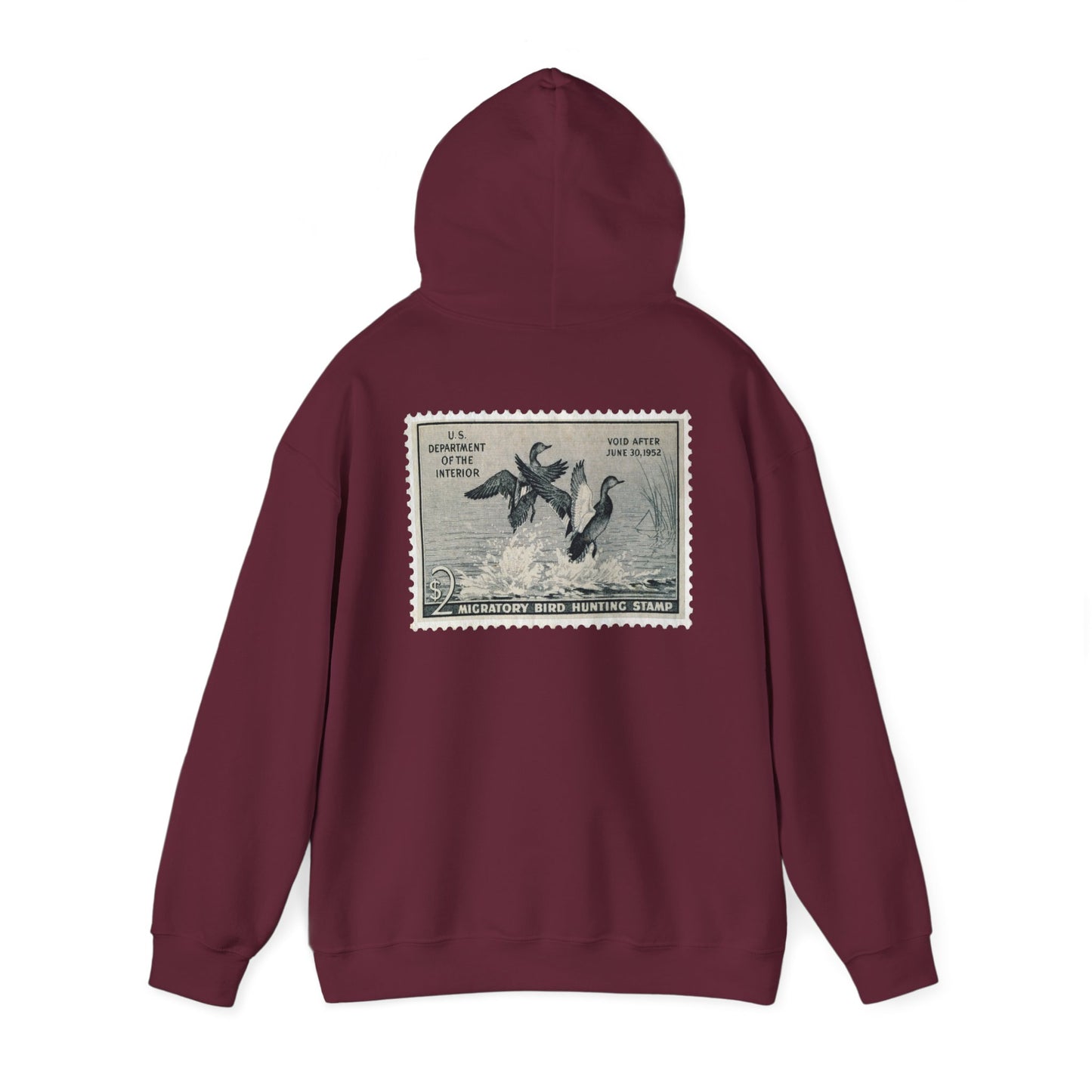 Official 1951-1952 Federal Duck Stamp - Hoodie