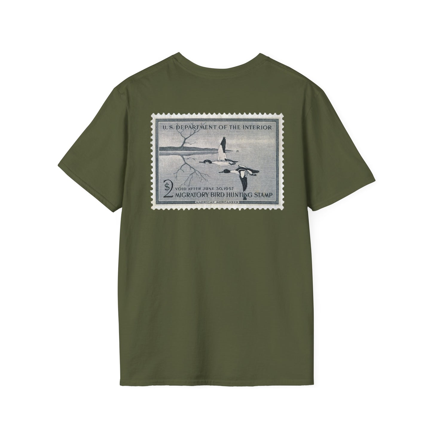 Official 1956-1957 Federal Duck Stamp - Short Sleeve Tee