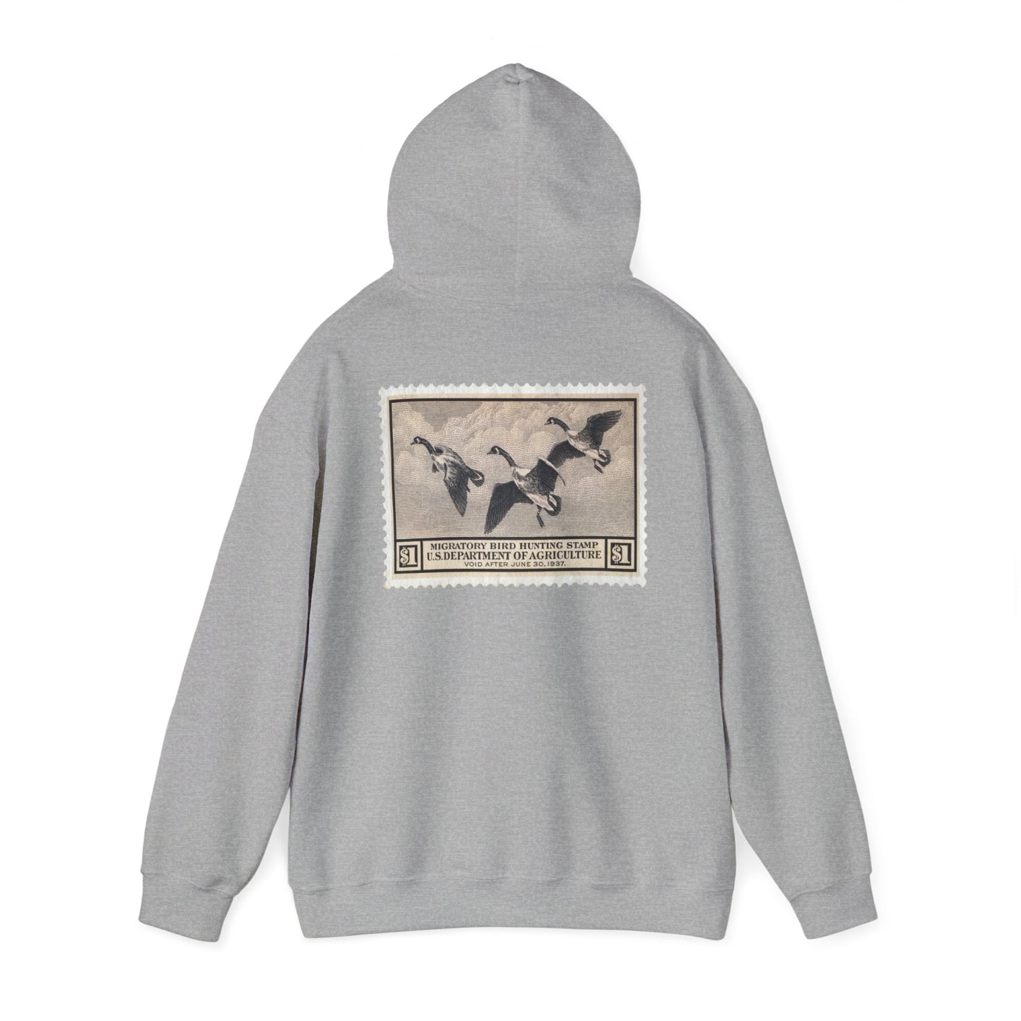 Official 1936-1937 Federal Duck Stamp - Hoodie