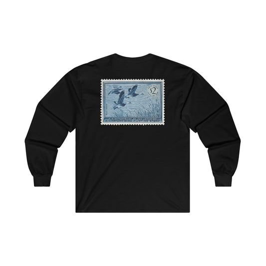 Official 1955-1956 Federal Duck Stamp - Long Sleeve Tee