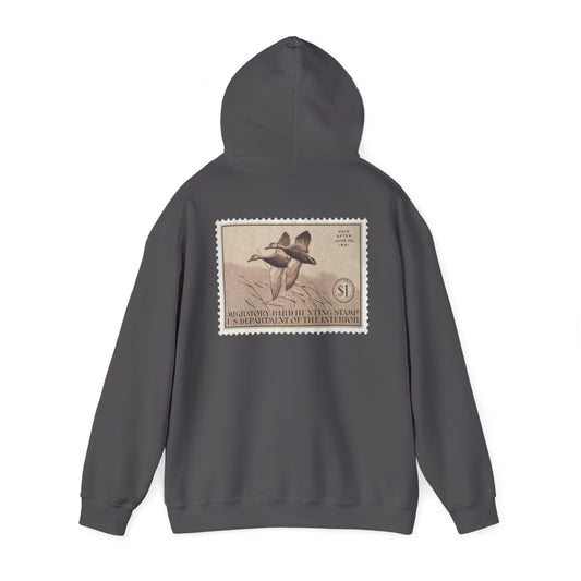 Official 1940-1941 Federal Duck Stamp - Hoodie