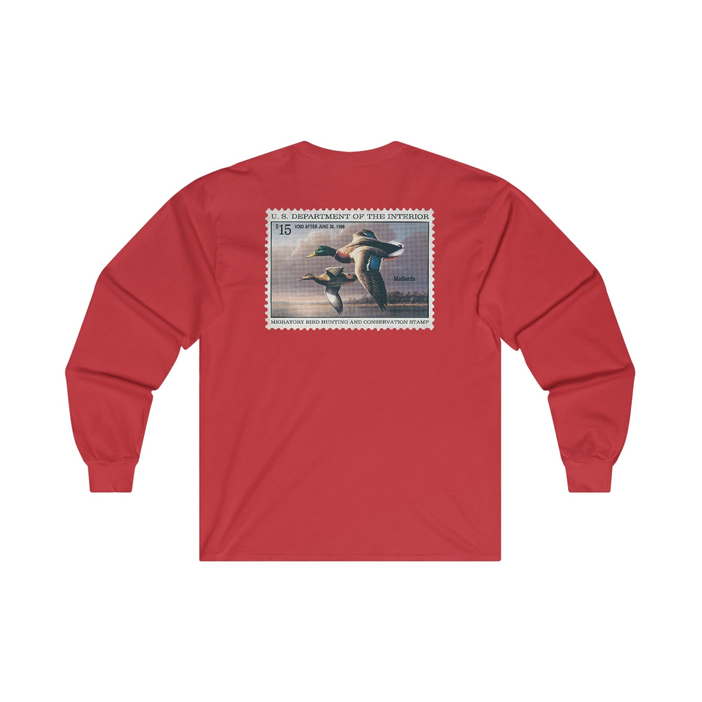 Official 1995-1996 Federal Duck Stamp - Long Sleeve Tee