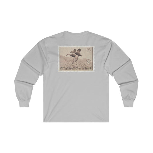 Official 1940-1941 Federal Duck Stamp - Long Sleeve Tee