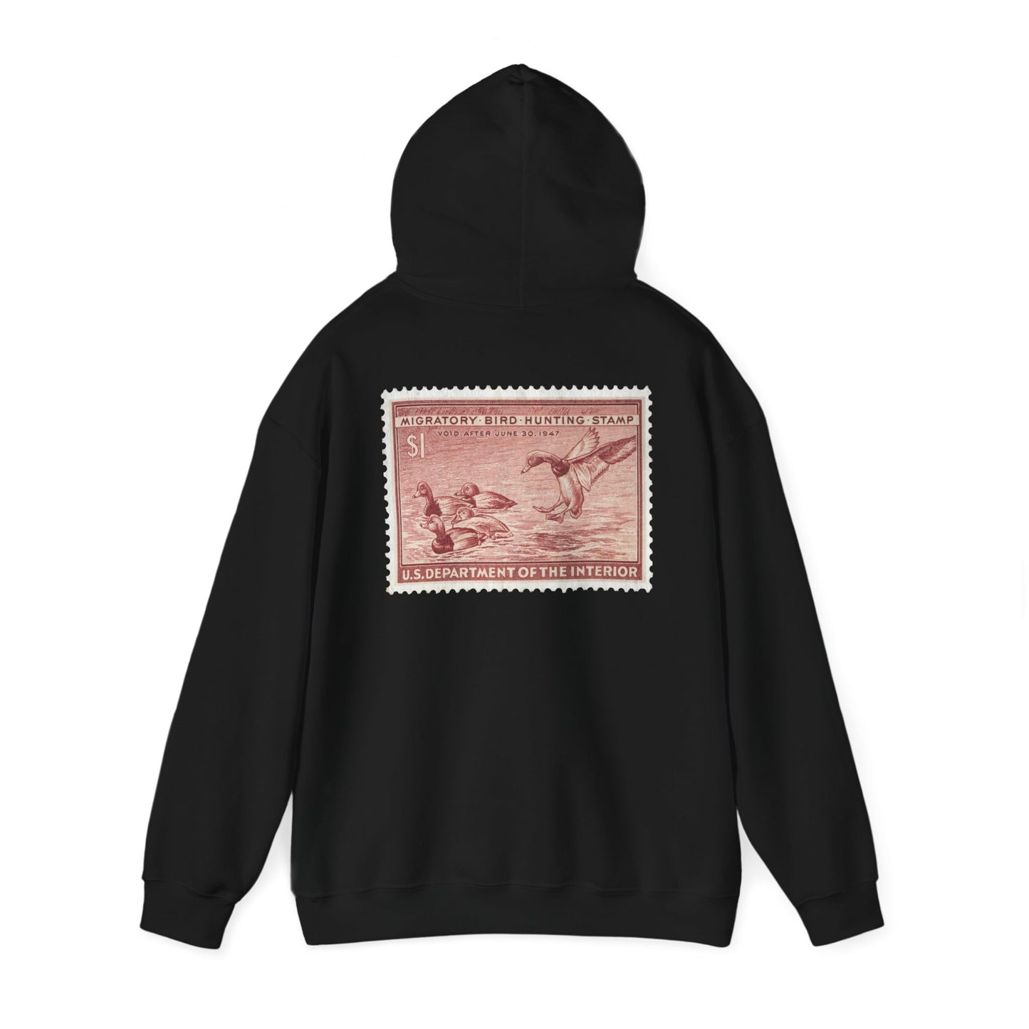 Official 1946-1947 Federal Duck Stamp - Hoodie