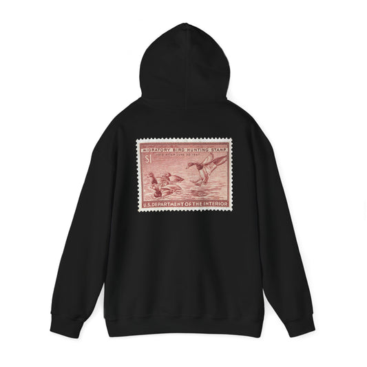 Official 1946-1947 Federal Duck Stamp - Hoodie