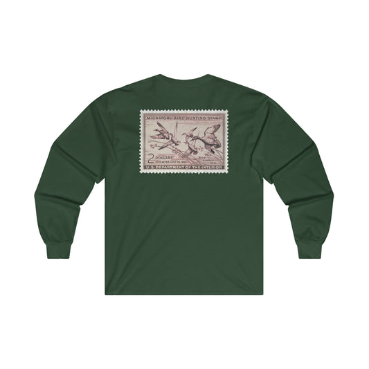 Official 1953-1954 Federal Duck Stamp - Long Sleeve Tee