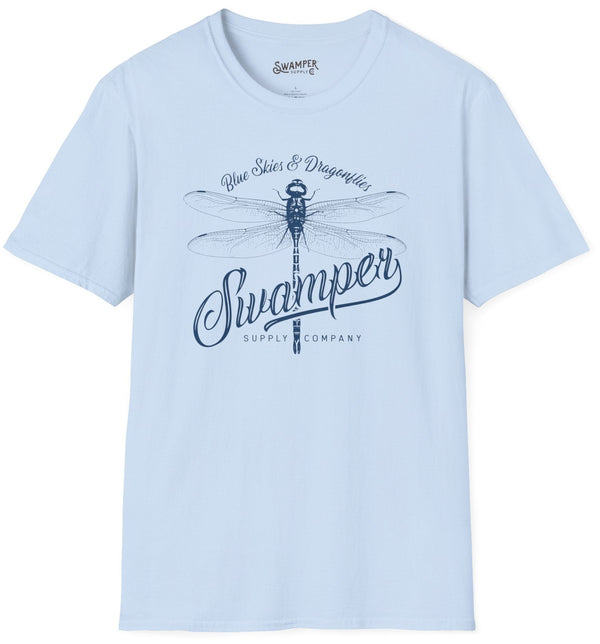Blue Skies & Dragonflies - Short Sleeve Tee
