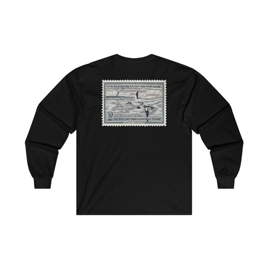 Official 1956-1957 Federal Duck Stamp - Long Sleeve Tee