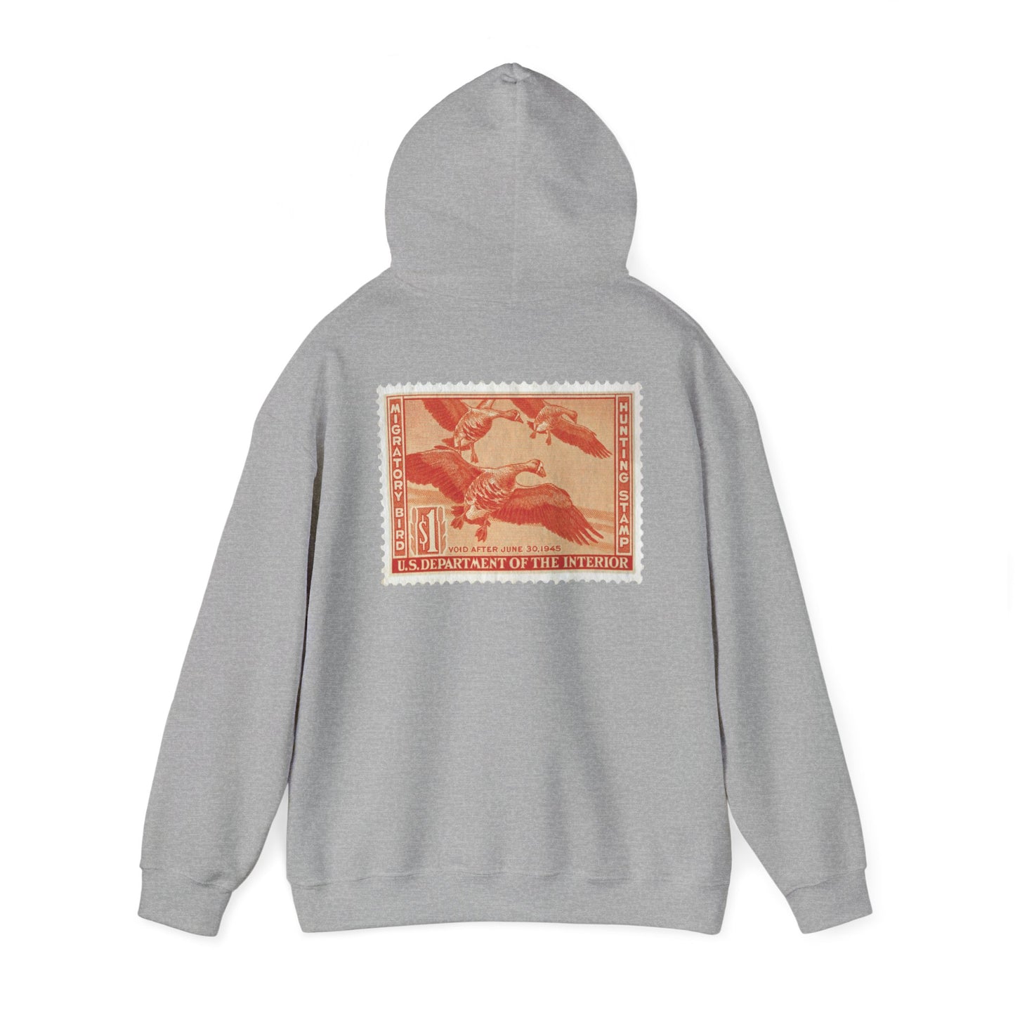 Official 1944-1945 Federal Duck Stamp - Hoodie