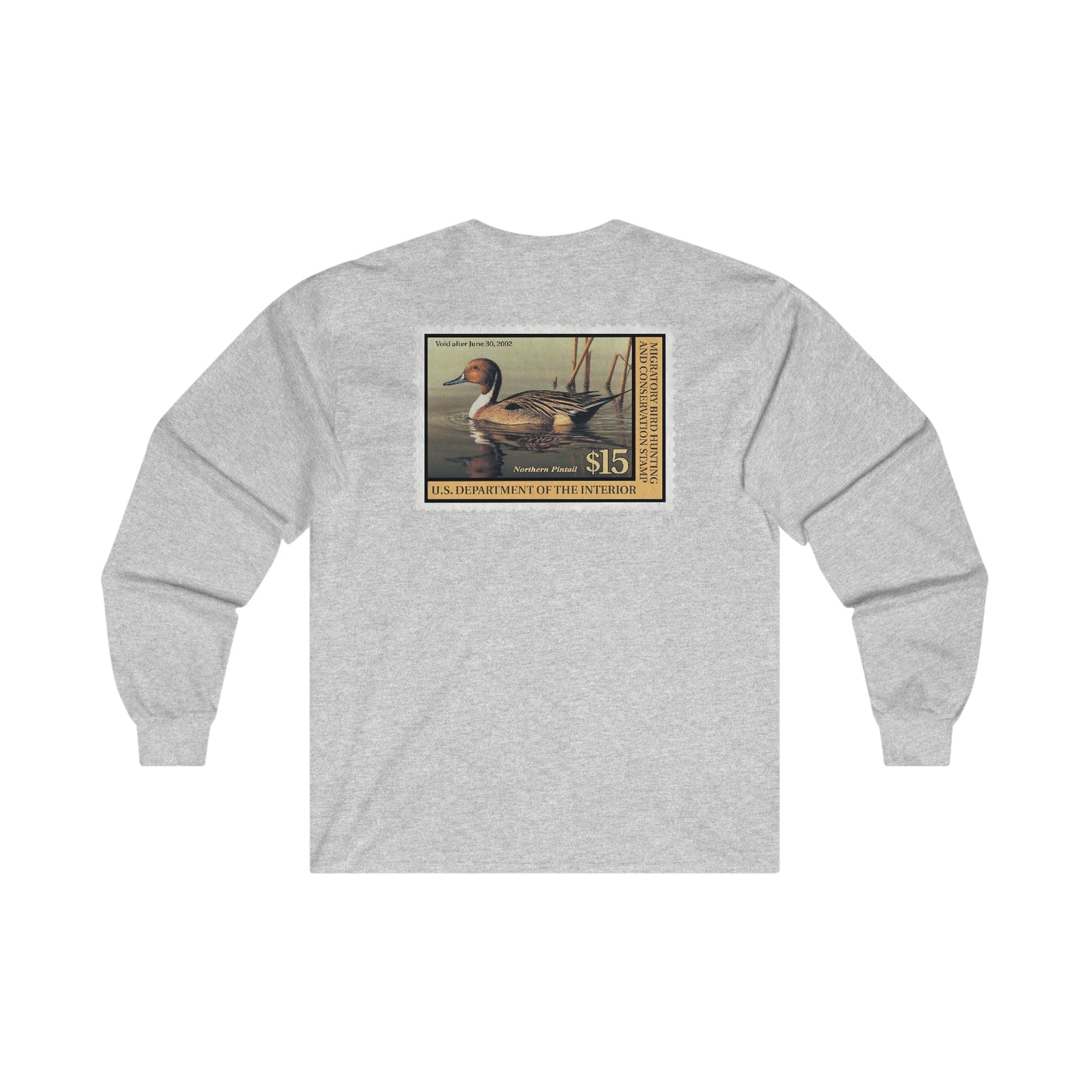 Official 2001-2002 Federal Duck Stamp - Long Sleeve Tee