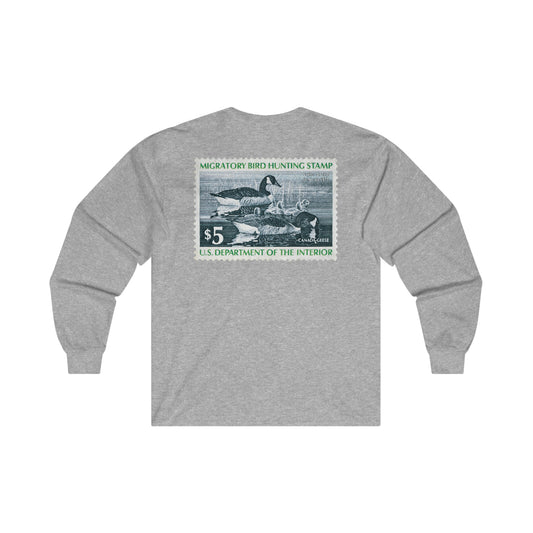 Official 1976-1977 Federal Duck Stamp - Long Sleeve Tee