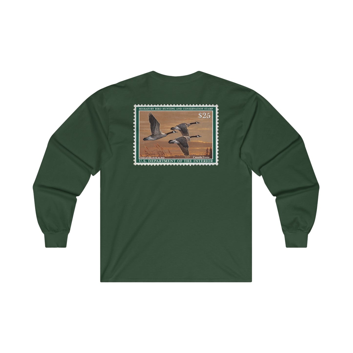 Official 2017-2018 Federal Duck Stamp - Long Sleeve Tee