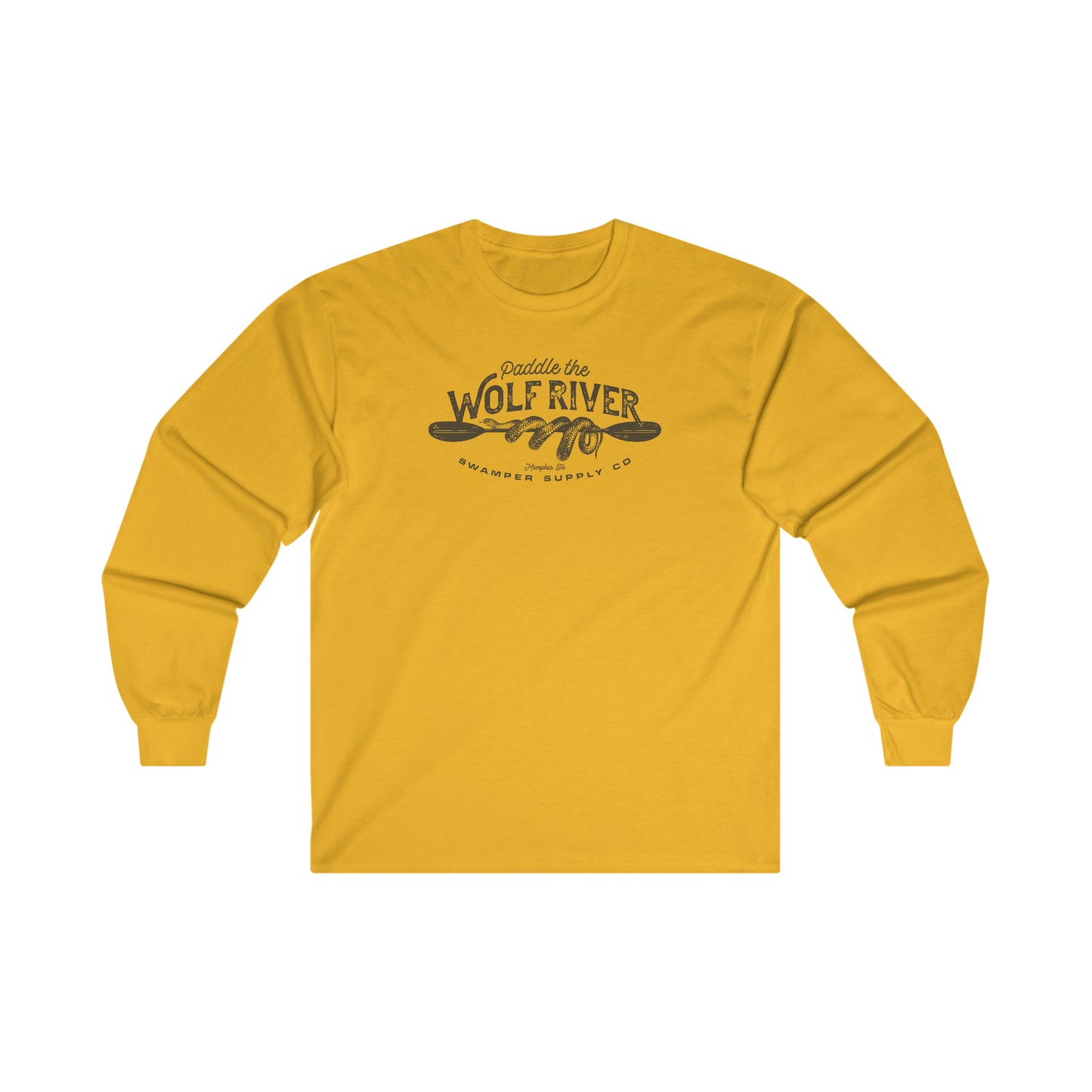 Paddle the Wolf River Long Sleeve Tee