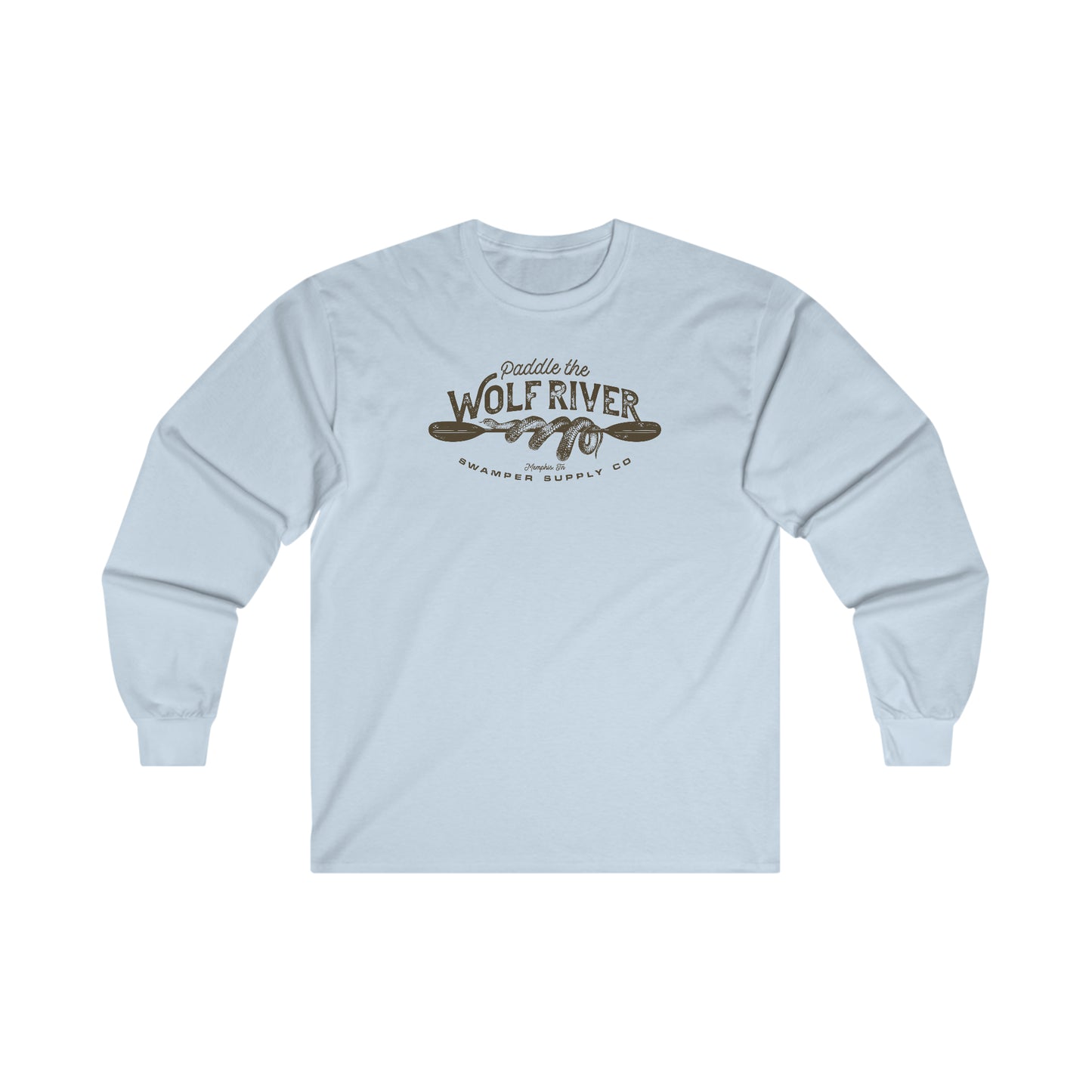 Paddle the Wolf River Long Sleeve Tee