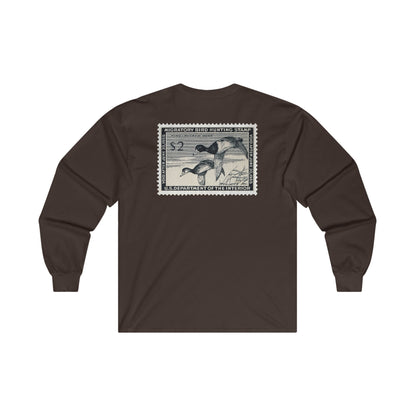 Official 1954-1955 Federal Duck Stamp - Long Sleeve Tee