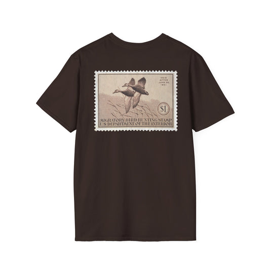 Official 1940-1941 Federal Duck Stamp - Short Sleeve Tee