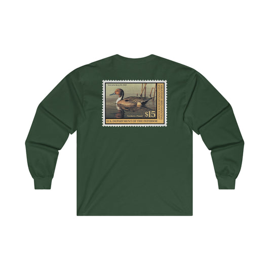 Official 2001-2002 Federal Duck Stamp - Long Sleeve Tee