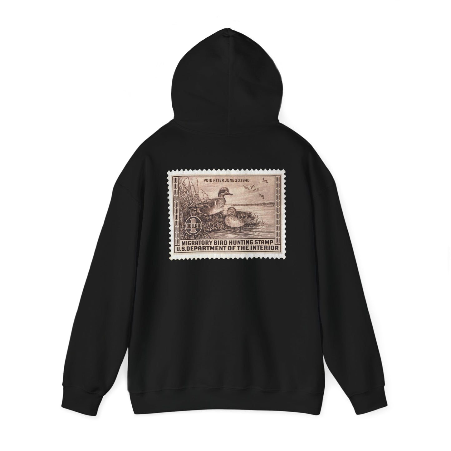 Official 1939-1940 Federal Duck Stamp - Hoodie