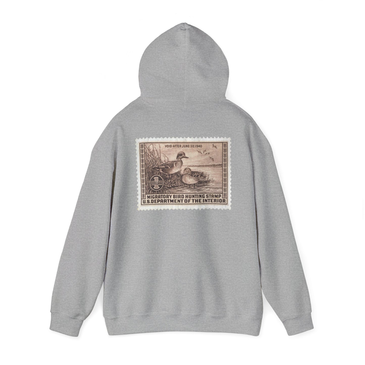 Official 1939-1940 Federal Duck Stamp - Hoodie