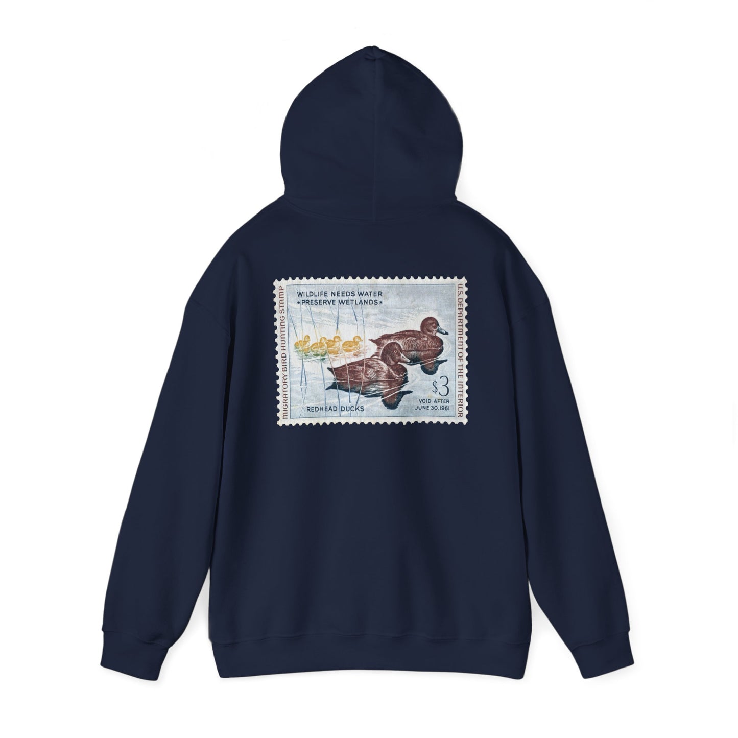 Official 1960-1961 Federal Duck Stamp - Hoodie