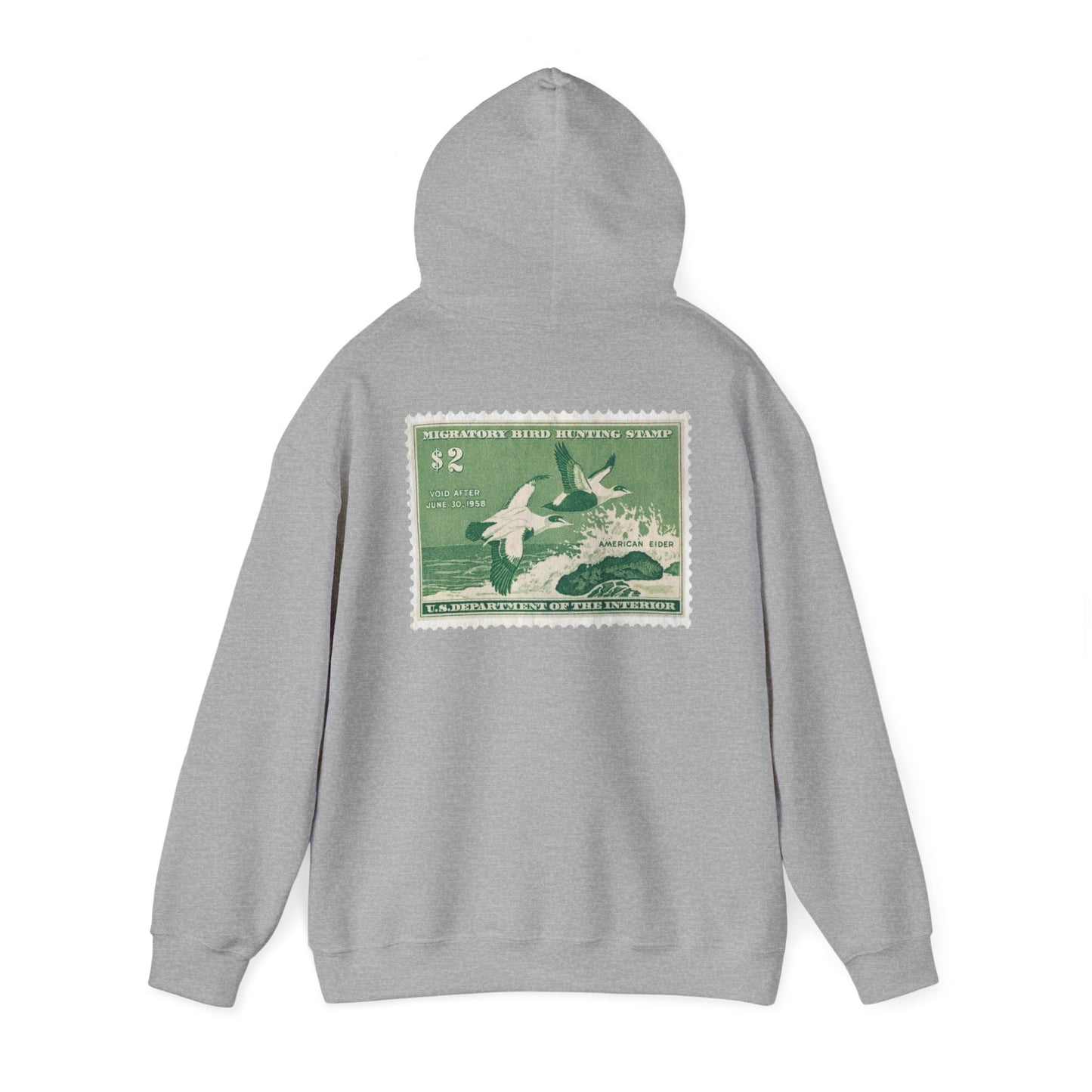 Official 1957-1958 Federal Duck Stamp - Hoodie