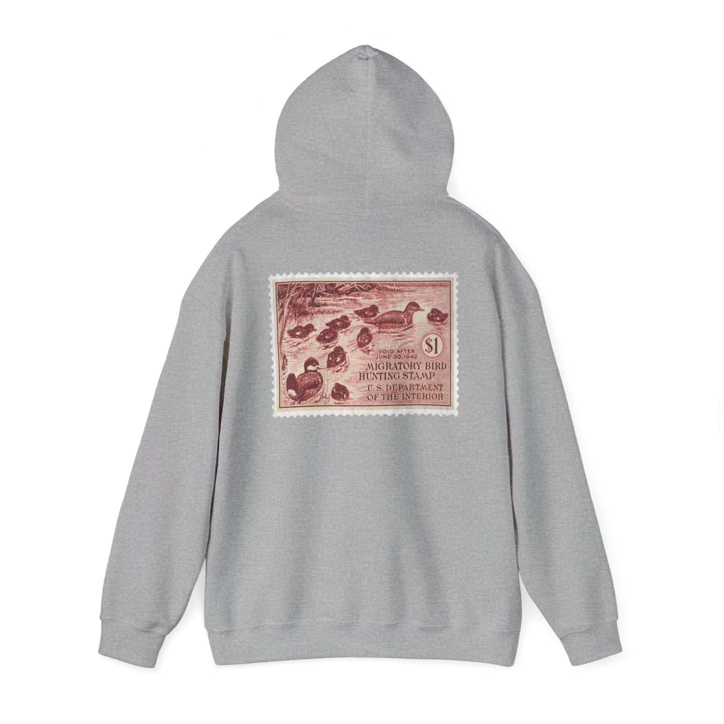 Official 1941-1942 Federal Duck Stamp - Hoodie