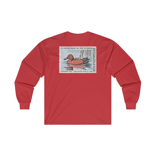 Official 1985-1986 Federal Duck Stamp - Long Sleeve Tee