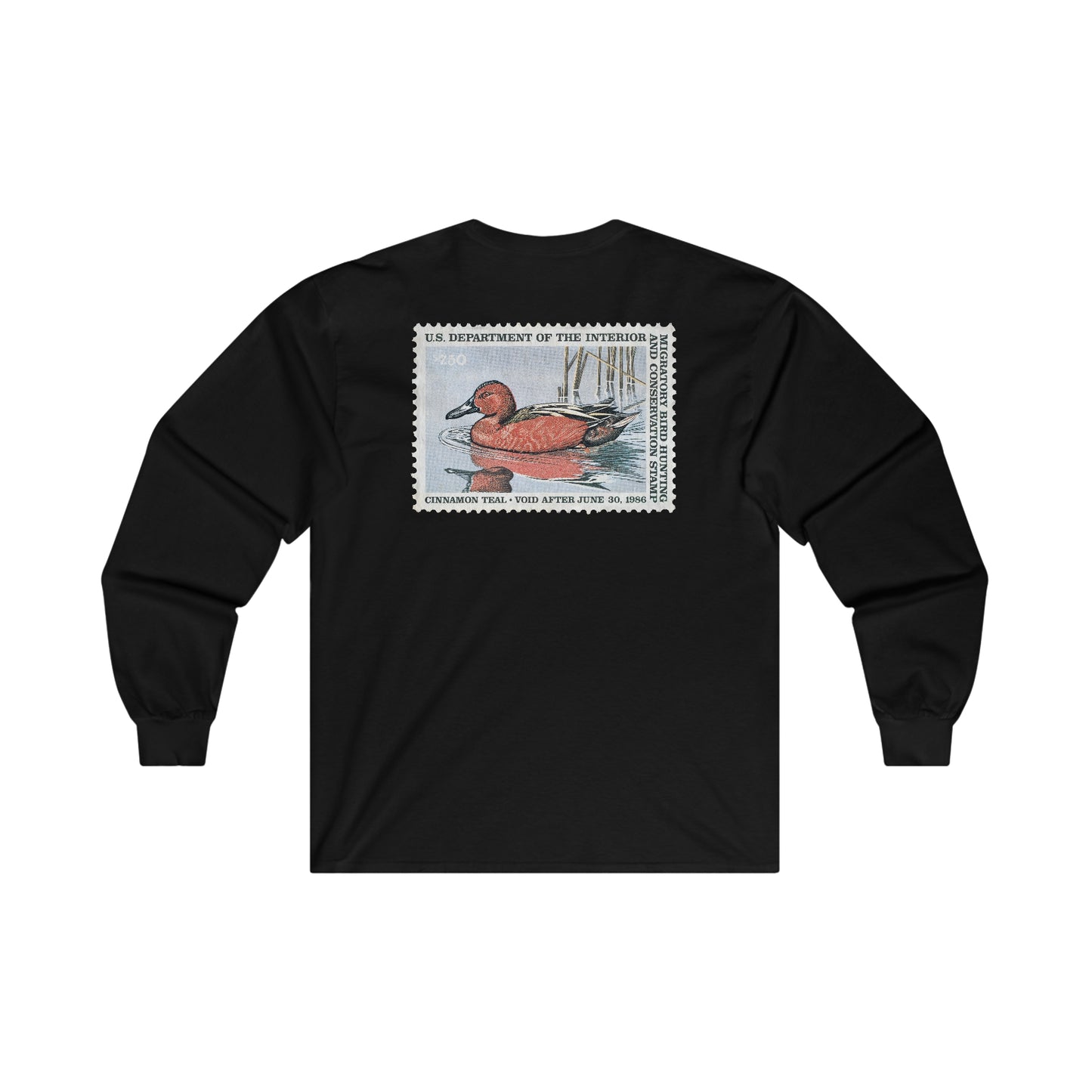 Official 1985-1986 Federal Duck Stamp - Long Sleeve Tee