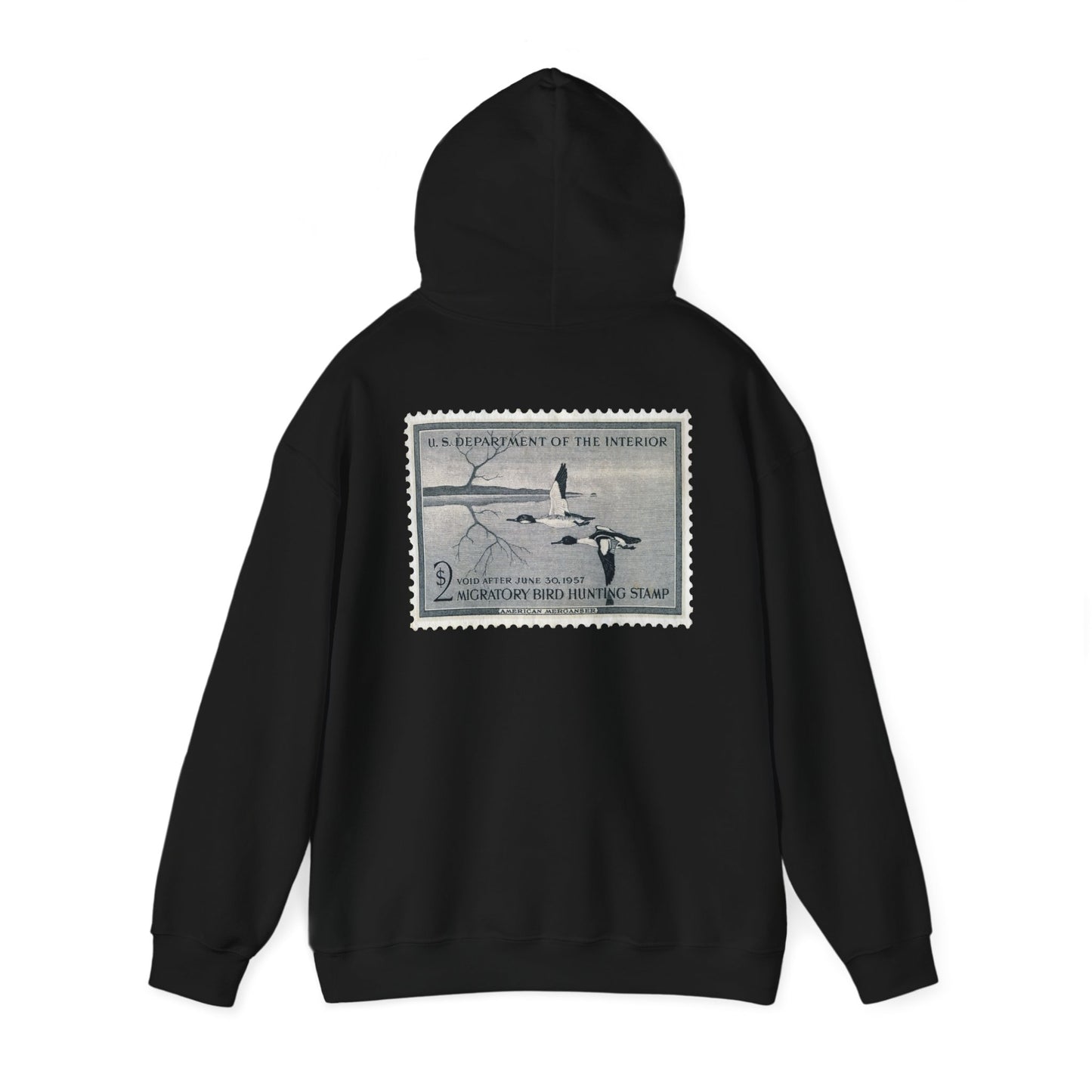 Official 1956-1957 Federal Duck Stamp - Hoodie